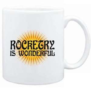 Mug White  Rocketry is wonderful  Hobbies  Sports 
