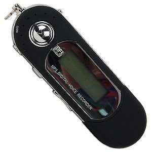  Digital Player with FM Radio & Voice Recorder (Black)  Players