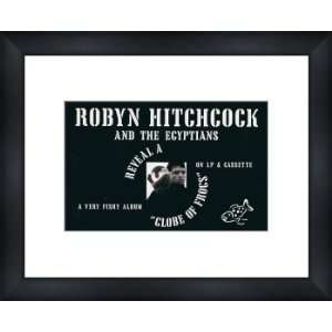 ROBYN HITCHCOCK Globe of Frogs   Custom Framed Original Ad   Framed 