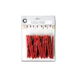  Distressed Red    includes 12 clothespins Arts, Crafts & Sewing
