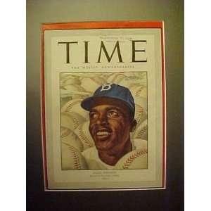  Jackie Robinson Brooklyn Dodgers September 22, 1947 Time 