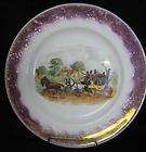 gray s pottery england dicken s days pink lustre plate