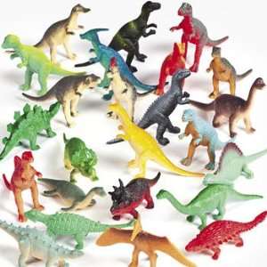   of 72 Small Vinyl Dinosaurs Project Toys Party Favors