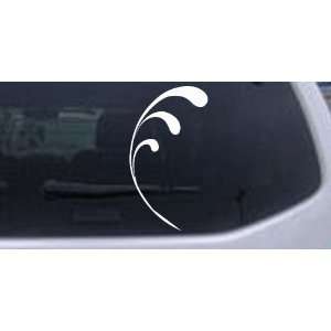   .3in    3 Leaf Swirl Car Window Wall Laptop Decal Sticker Automotive