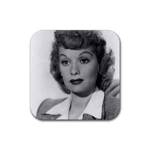  Lucille Ball Lucy Rubber Square Coaster set (4 pack) Great 