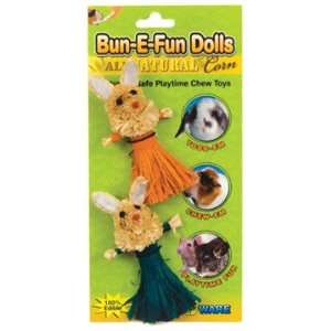  Ware Natural Corn Husk Bun E Fun Dolls Small Pet Chew Toy 