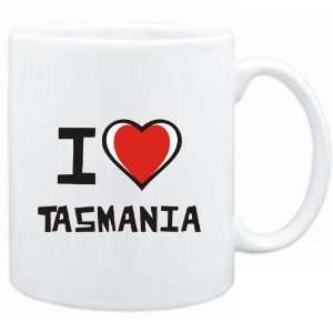  Mug White I love Tasmania  Cities