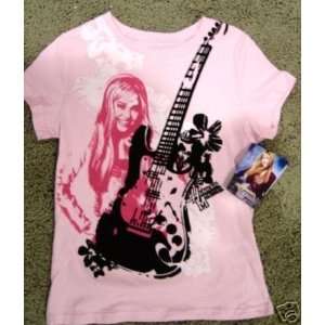  Disney Channel Hannah Montana Pink Short Sleeve T Shirt 