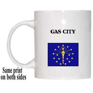    US State Flag   GAS CITY, Indiana (IN) Mug 
