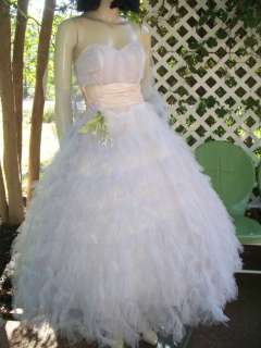   LAVENDER Tulle STRAPLESS Wedding Bridal PROM Dress PAGEANT XS/S  