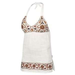  PRANA EMBROIDERED HALTER TOP   WOMENS