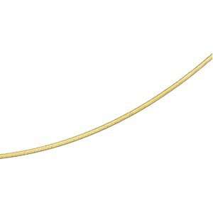 14K Yellow Gold Yellow Diamond Cut Snake Chain   7 inches 