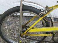1970 Schwinn Sting Ray Fastback yellow bike Girls krate banana bicycle 
