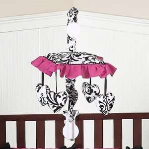   , Black and White Isabella Musical Baby Crib Mobile by JoJo Designs