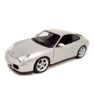   Carrera 4S Coupe Silver Diecast Model 118 Die Cast Car Toys & Games