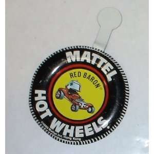  Vintage 1967 Mattel Hot Wheels Badge  RED Baron 