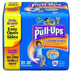 Huggies Pull-Ups Training Pants for Boys, Size 2T-3T (18-34 lbs.) 
