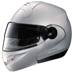  Nolan N102 Solid N Com Helmet   X Large/Flat Silver 