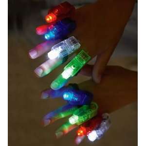  Ultra Bright LED Finger Flashlights, Set of 8 Toys 