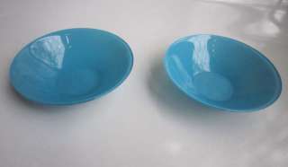 IKEA Aqua Glass Bowls Set of 4 #18314 Brand New Teal  