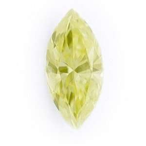  0.75ct Natural Fancy Yellow Color Diamond Jewelry