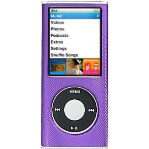 brand new Textured Hard Aluminum Case Cover for iPod Nano ~purple
