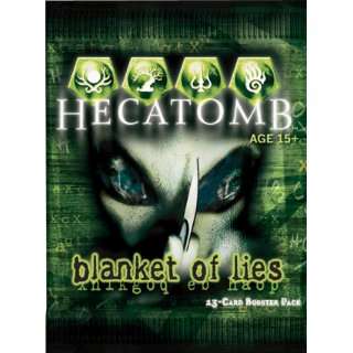 Hecatomb Trading Card Game Blanket of Lies Booster Pack 13 Cards 