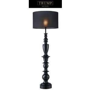  Trump Home Collection 59.5 Soho Floor Lamp In Gloss Black 