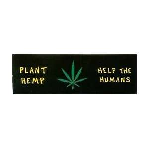 Infamous Network   Plant Hemp Help The Humans   Mini Stickers 1.5 in x 