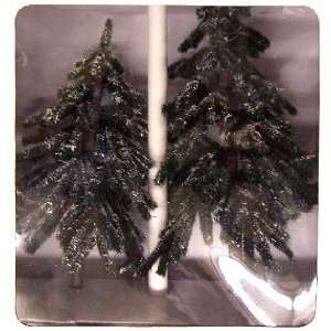  Frosted Hemlock Trees (Set of 2)