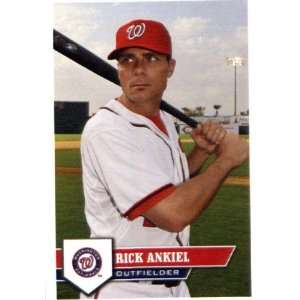 2011 Topps Major League Baseball Sticker #179 Rick Ankiel Washington 