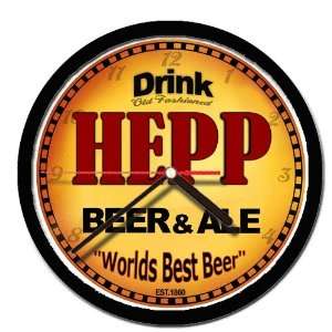  HEPP beer and ale cerveza wall clock 