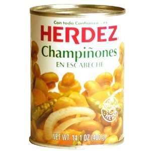Herdez Mushrooms   14.1 oz.  Grocery & Gourmet Food