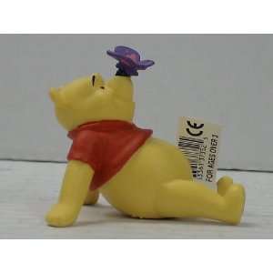  Disney Winnie the Pooh with Butterfly Pvc Figure Toys 