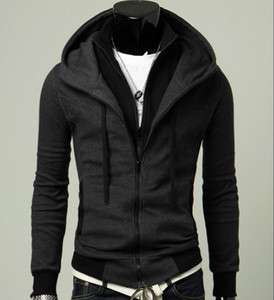   Shipping Mens Sexy Slim Stylish Casual Jacket Hoodies Top New  
