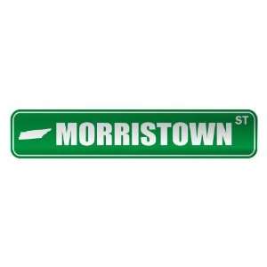   MORRISTOWN ST  STREET SIGN USA CITY TENNESSEE