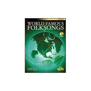 World Famous Folksongs Softcover with CD for Violin  