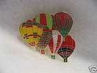 HOT AIR balloon pin lapel /tac xtra nice Large  NEW