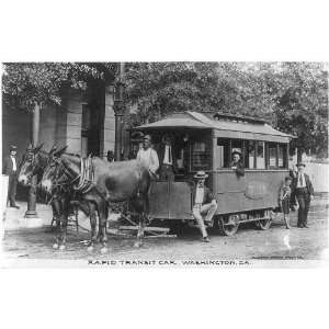   Trolley with African American Driver,Washington,Wilkes County,GA,1900