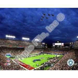  Super Bowl 43 Jets Fly Over Steelers vs. Cards 8x10 