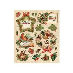  Holly Berries & Wreath Sticker Medley