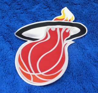 Miami Heat NBA Big Embroidered Patch (8.8x10.4)  