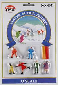 Model Power O WINTER ACTION FIGURES 6051  