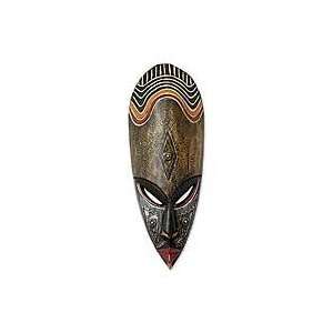  NOVICA Ghanaian wood mask, Frightening