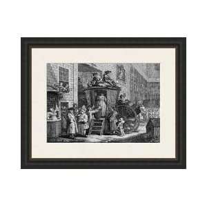  Country Inn Yard 1747 Framed Giclee Print