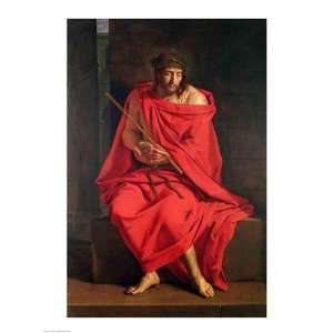   De Champaigne Jesus mocked 18.00 x 24.00 Poster Print