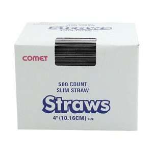  Slim Black Straws, 4 (04 0472) Category Unwrapped Coffee 