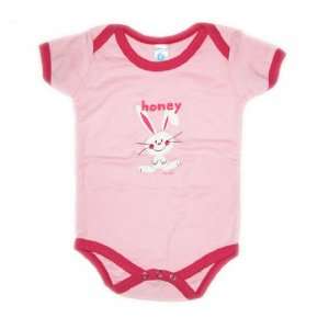  Honey Bunny   Silly Baby Bodysuit, Pink Baby