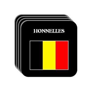  Belgium   HONNELLES Set of 4 Mini Mousepad Coasters 