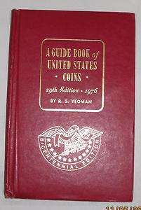 Book A GUIDE BOOK US COINS 29th 1976 Edition R.S.Yeoman  